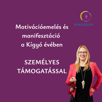 Személyes konzultációval! Motivációemelés és manifesztáció a Kígyó évében